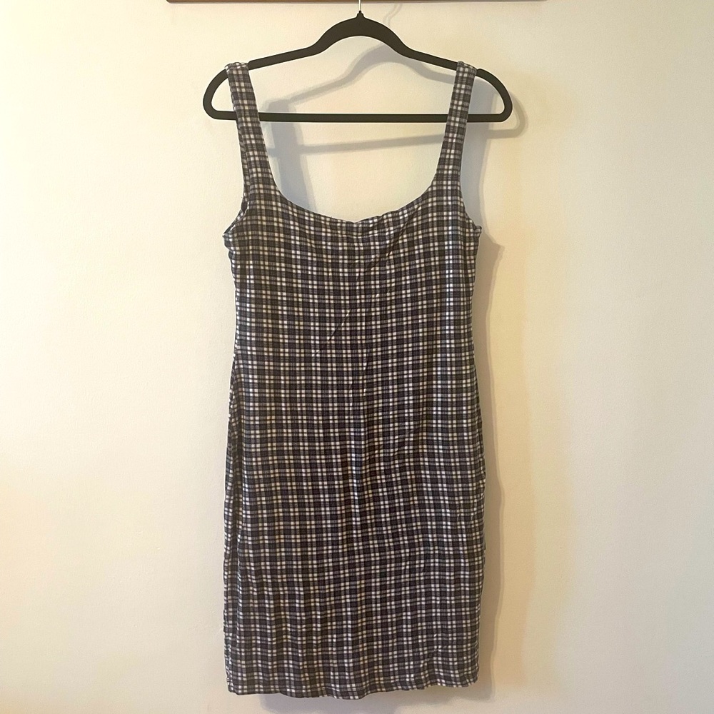 UO Plaid mini dress